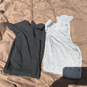 Gap Women’s Leggings Dark Gray & light Gray